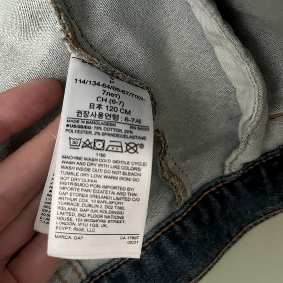 Girl GAP Denim Jacket | Size S - Picture 3 of 3